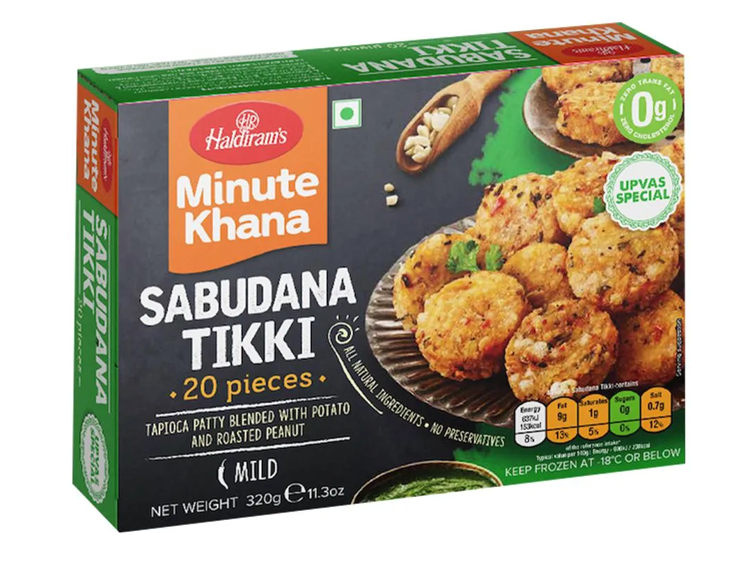 HALDIRAMS SABUDANA TIKKI - 320gm