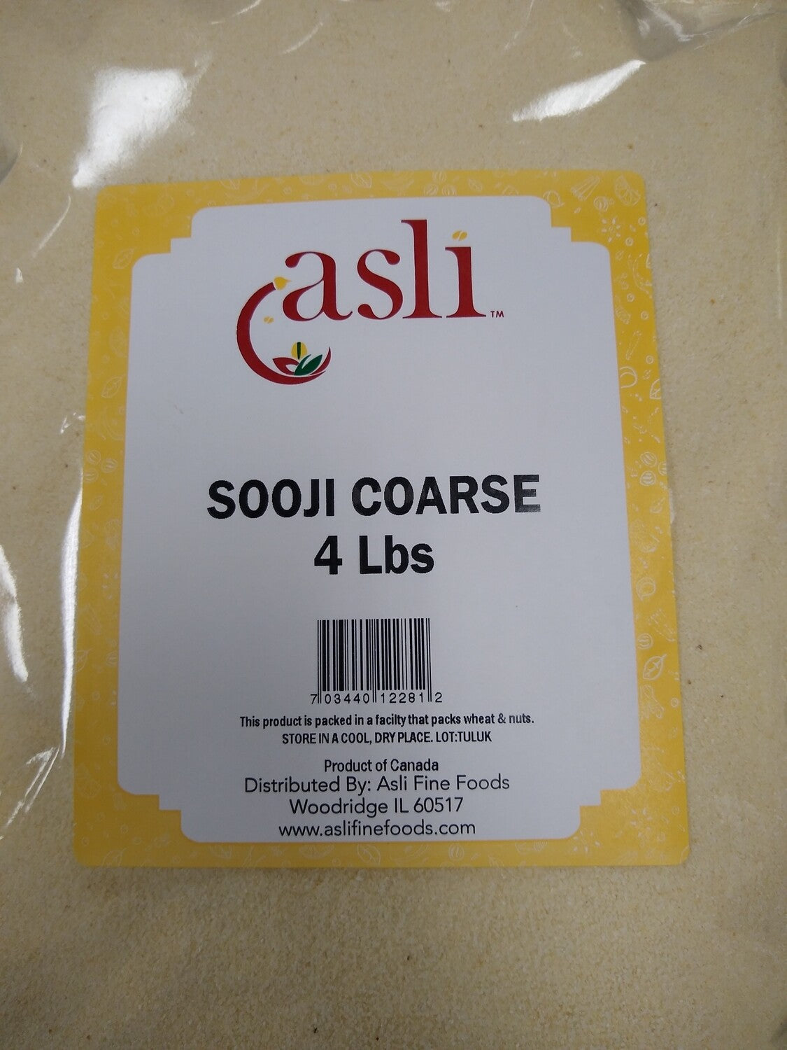 ASLI SOOJI COARSE - 4 LB