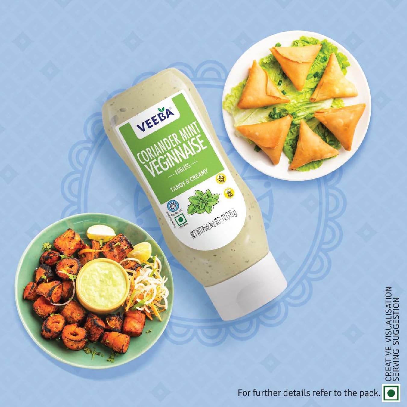Veeba Coriander Mint Veginnaise - 300g