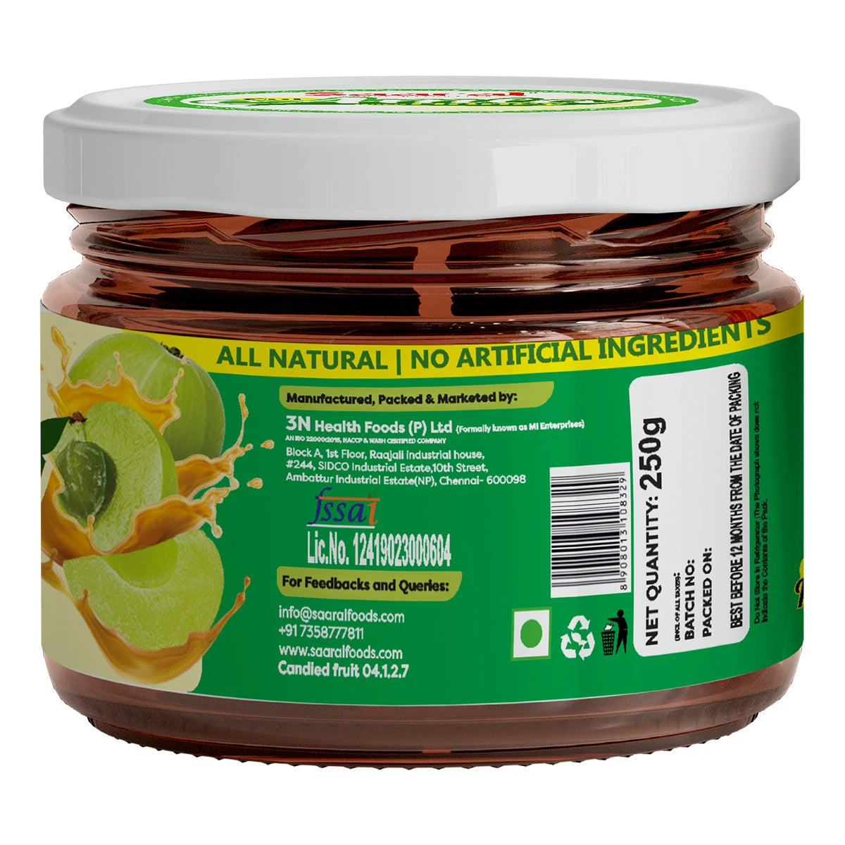 Saaral Amla With Honey - 250g