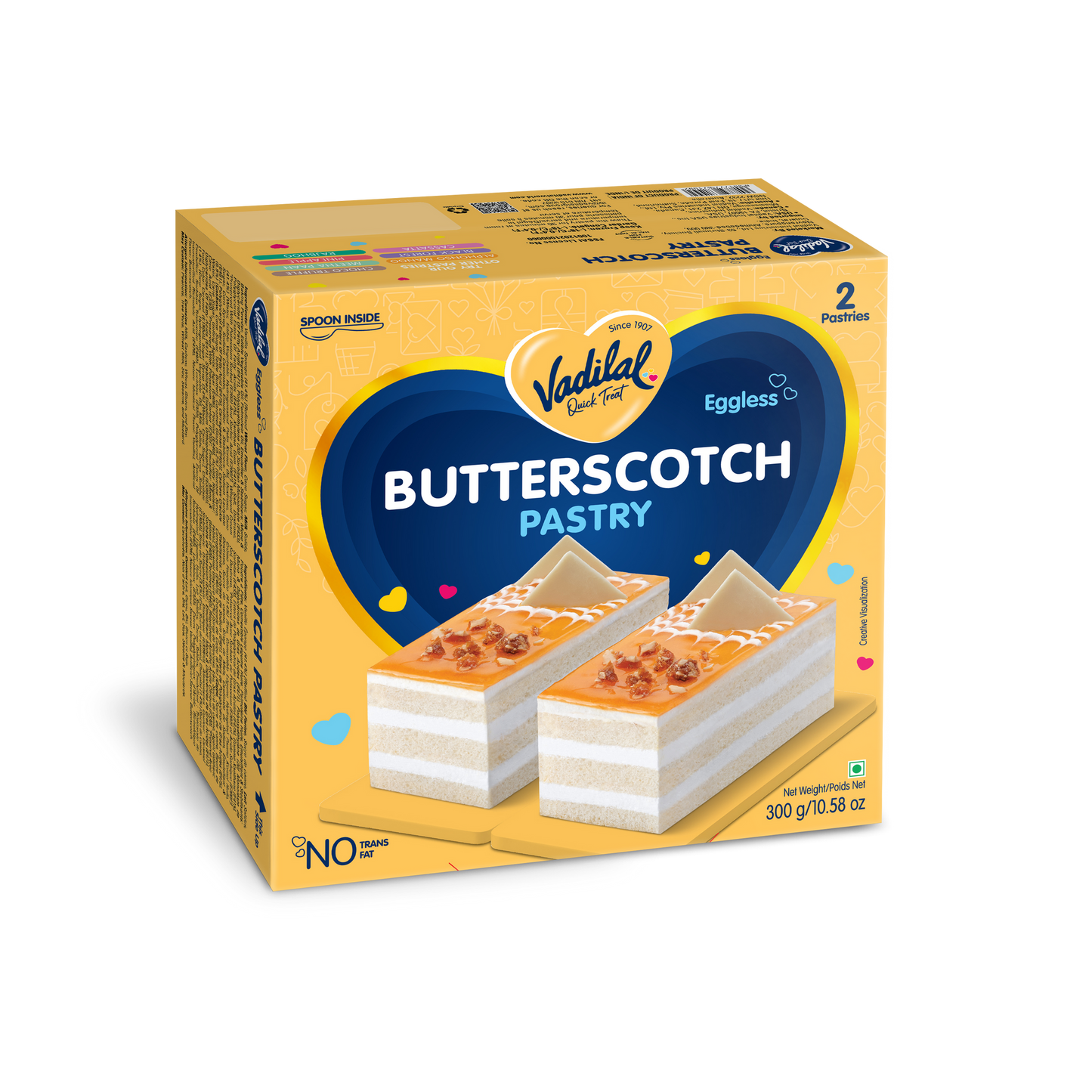 Vadilal Butterscotch Cake - 454gm