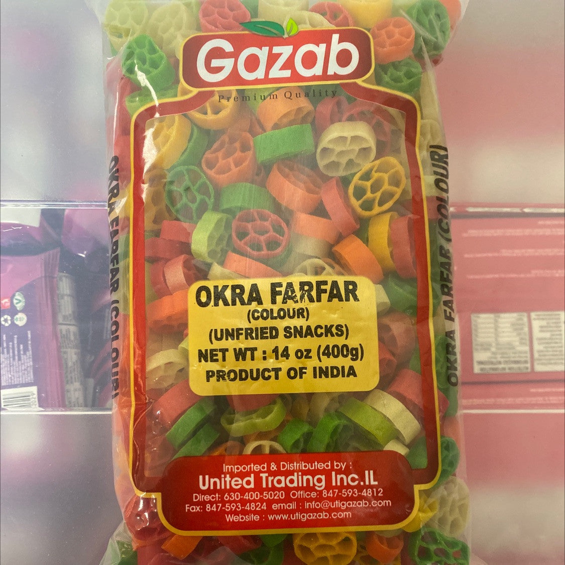 Gazab Okra Fryums - 400 G
