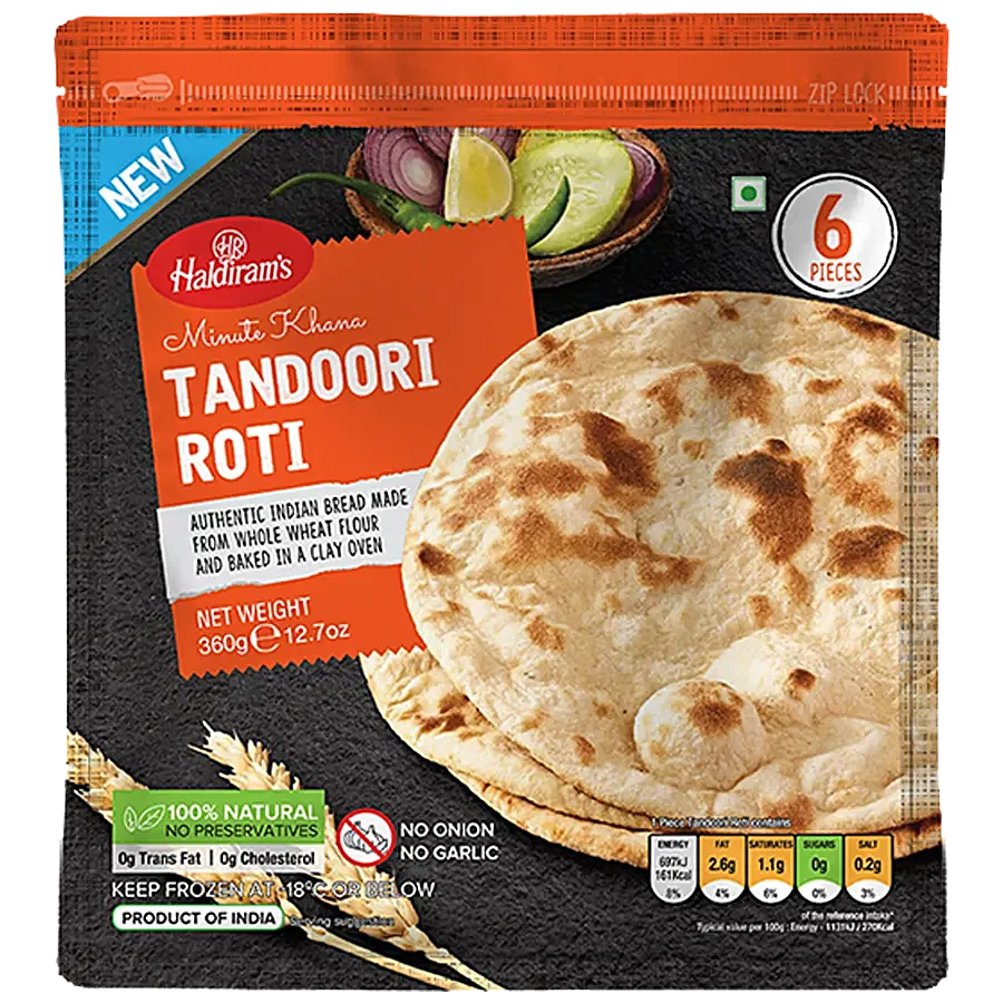 Haldiram Tandoori Roti - 360gm
