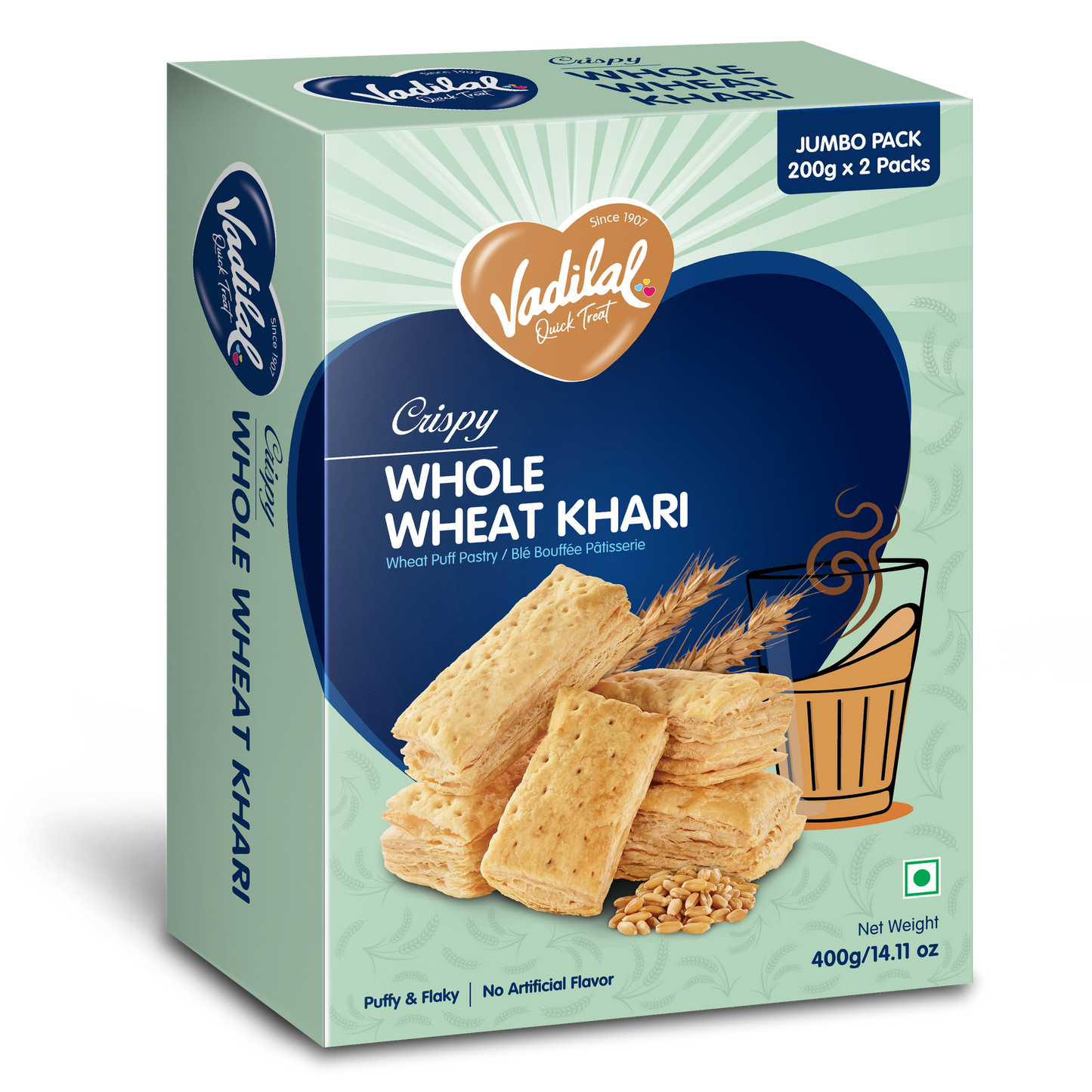 Vadilal Whole Wheat Khari - 400 G