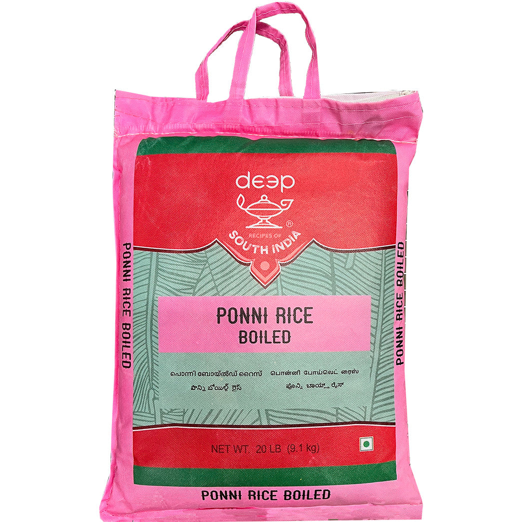 Deep Ponni Raw Rice - 20lb