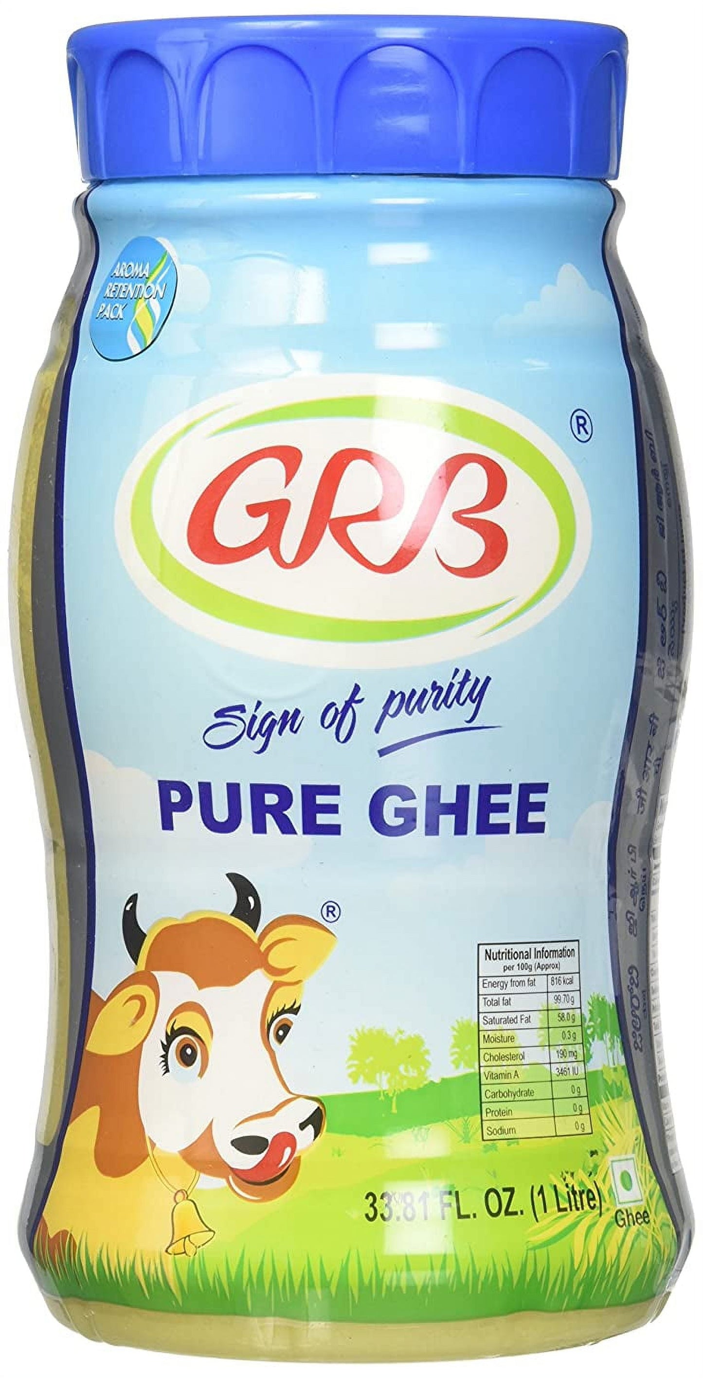 Grb Cow Ghee - 830ml