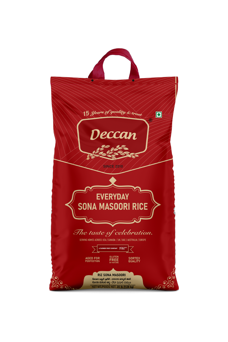 DECCAN EVERYDAY SONAMASORI RICE 20LB
