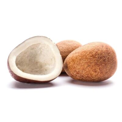 Dry coconut half