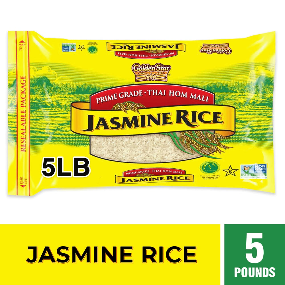 Golden Thai Jasmine Rice - 5 LB