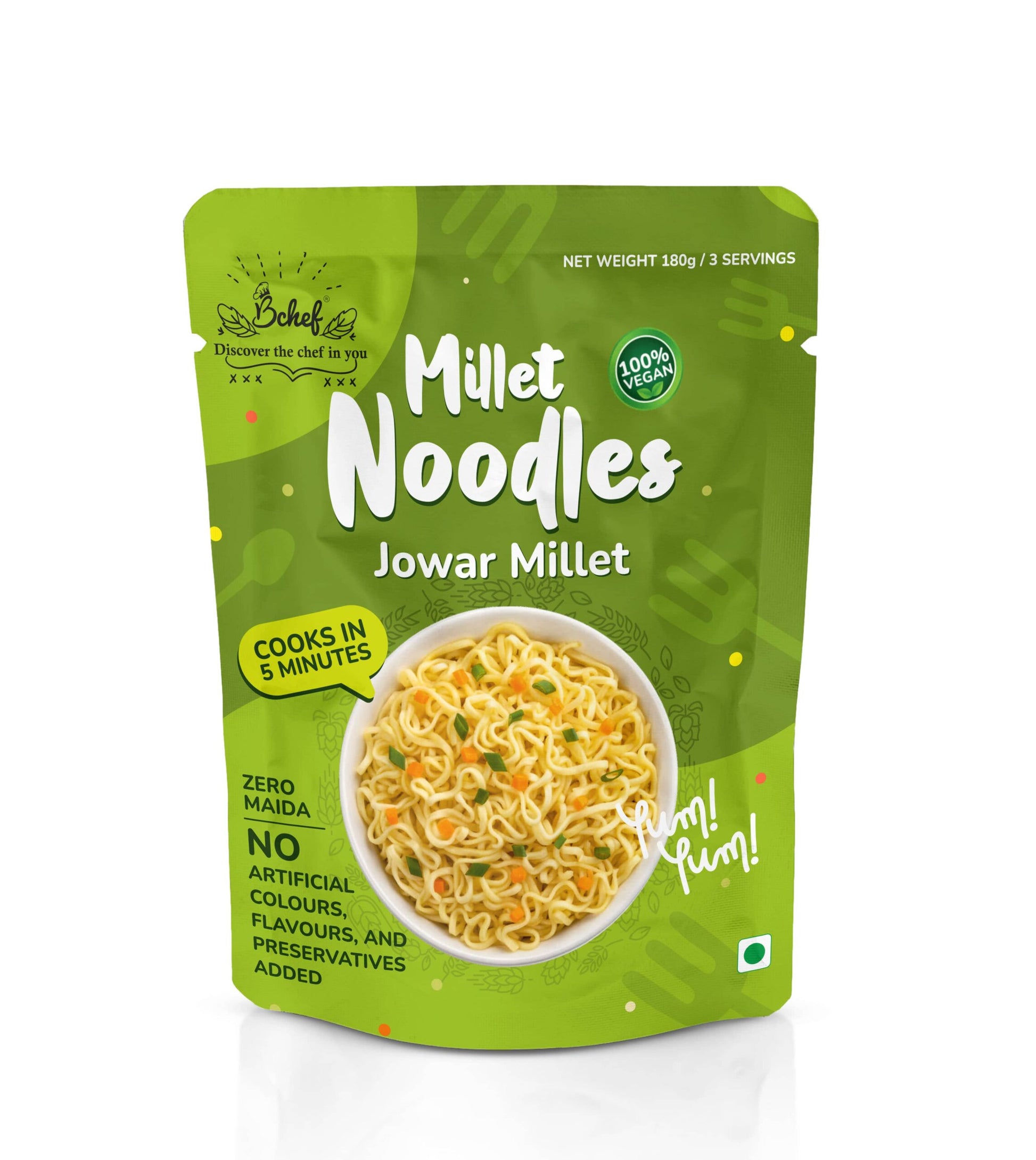 B-Chef Jowar Millet Noodles - 180gm