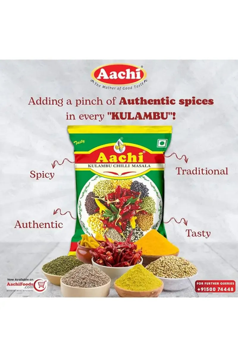 Aachi Kulambu Chilli Masala - 100G