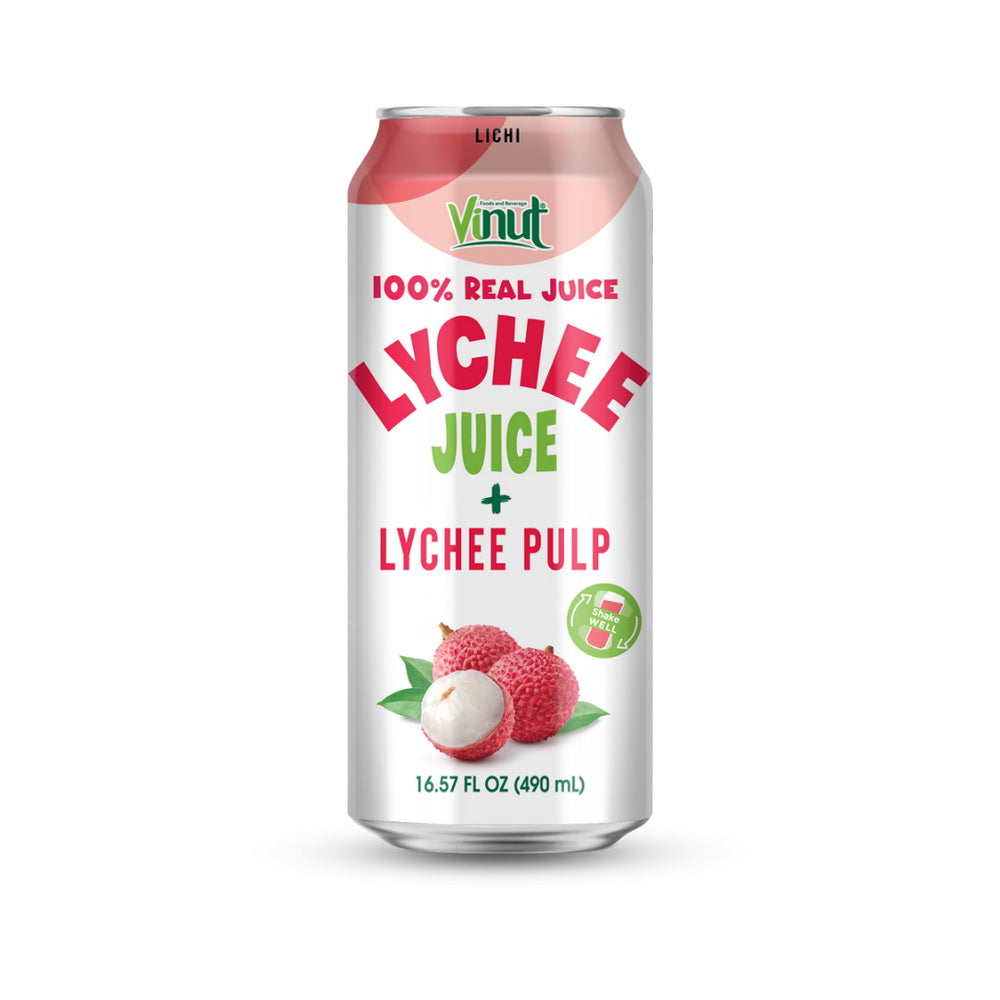 A/D Lychee With Pulp - 490ml