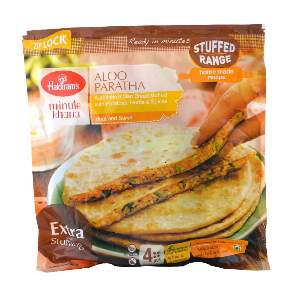 HALDIRAMS ALOO PARATHA - 14OZ