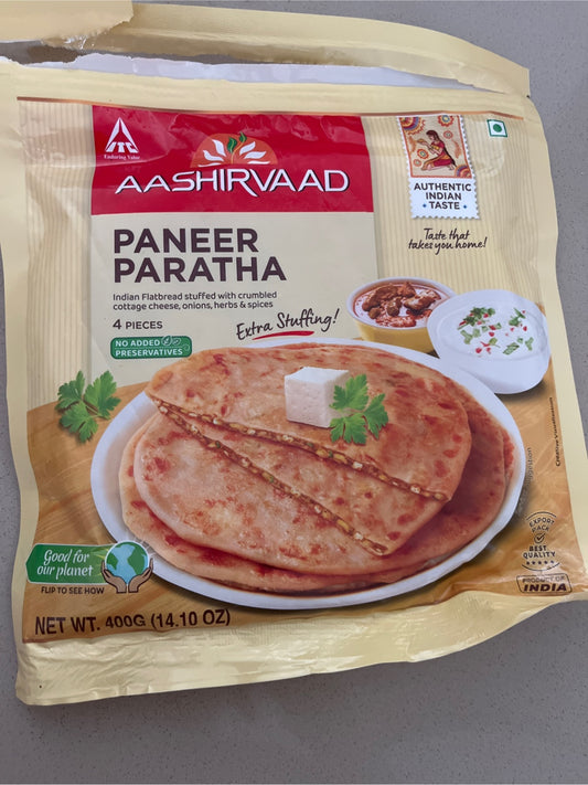 Aashirvaad Paneer Paratha - 400 G