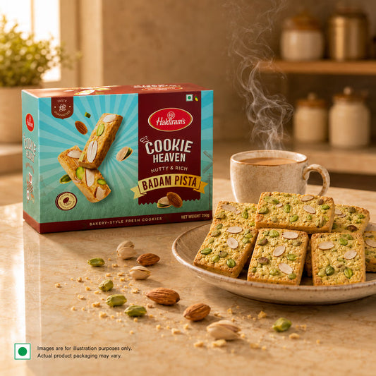 Haldiram Almond Pista Cookies - 200GM