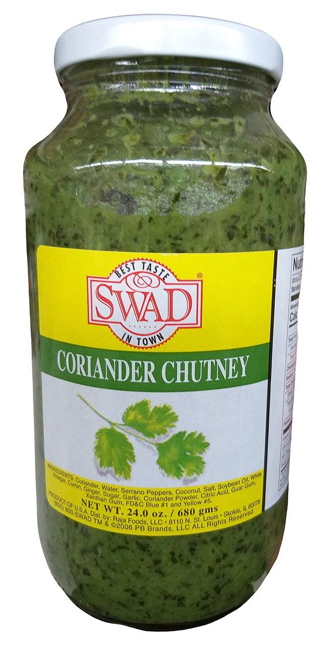 Swad Coriander Chutney - 24 OZ