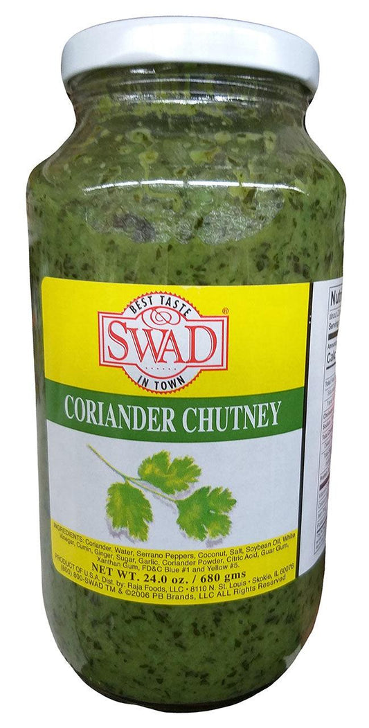 Swad Coriander Chutney - 24 OZ