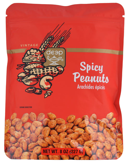 DEEP SPICY PEANUTS - 8oz