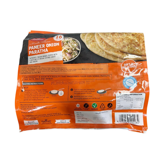 Haldiram's Paneer Onion Paratha - 1.6kg