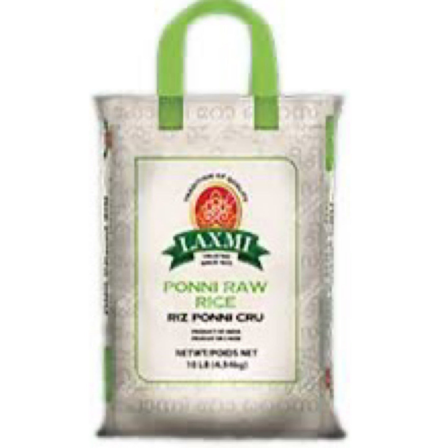 Laxmi Ponni Raw Rice - 10lb