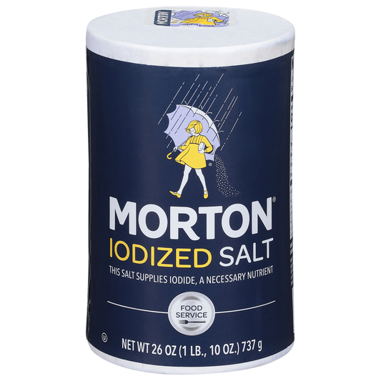 MORTON IODIZED SALT - 1LB