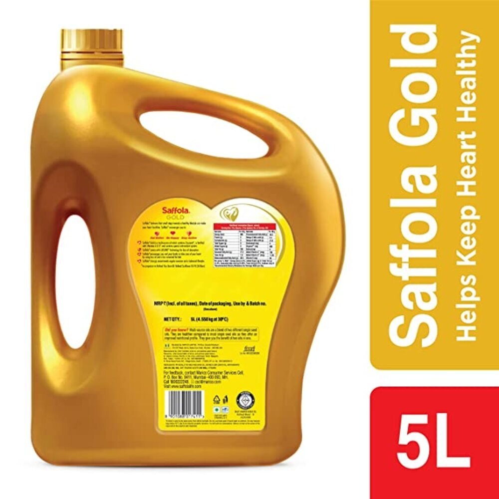 Saffola Gold Edible Oil - 5 L