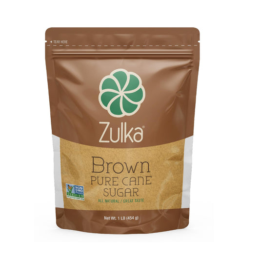 Zulka Brown Pure Cane Sugar - 1 LB