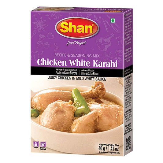 SHAN WHITE KARAHI MIX - 40gm