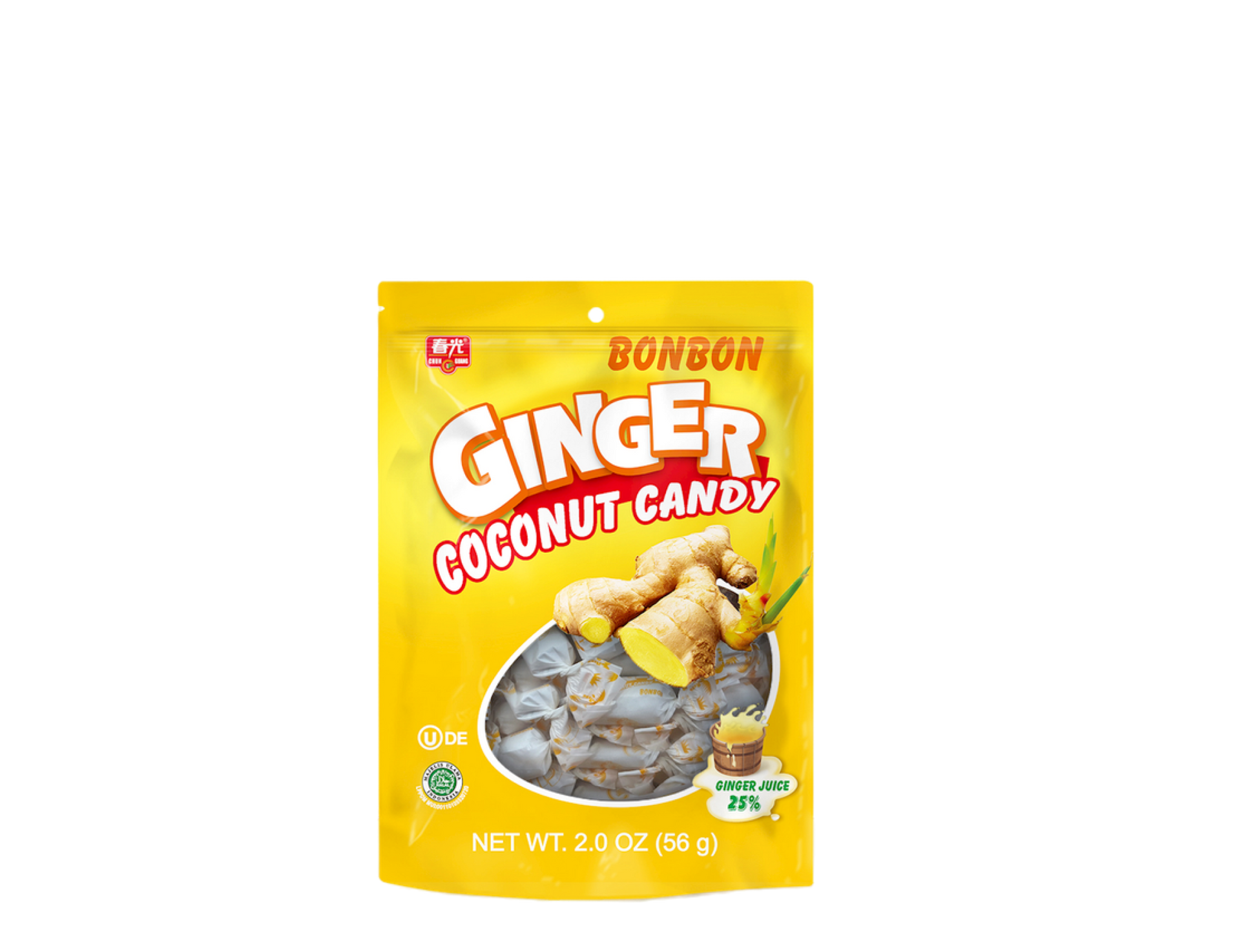 Chunguan Bonbon Ginger Coconut Candy - 85G
