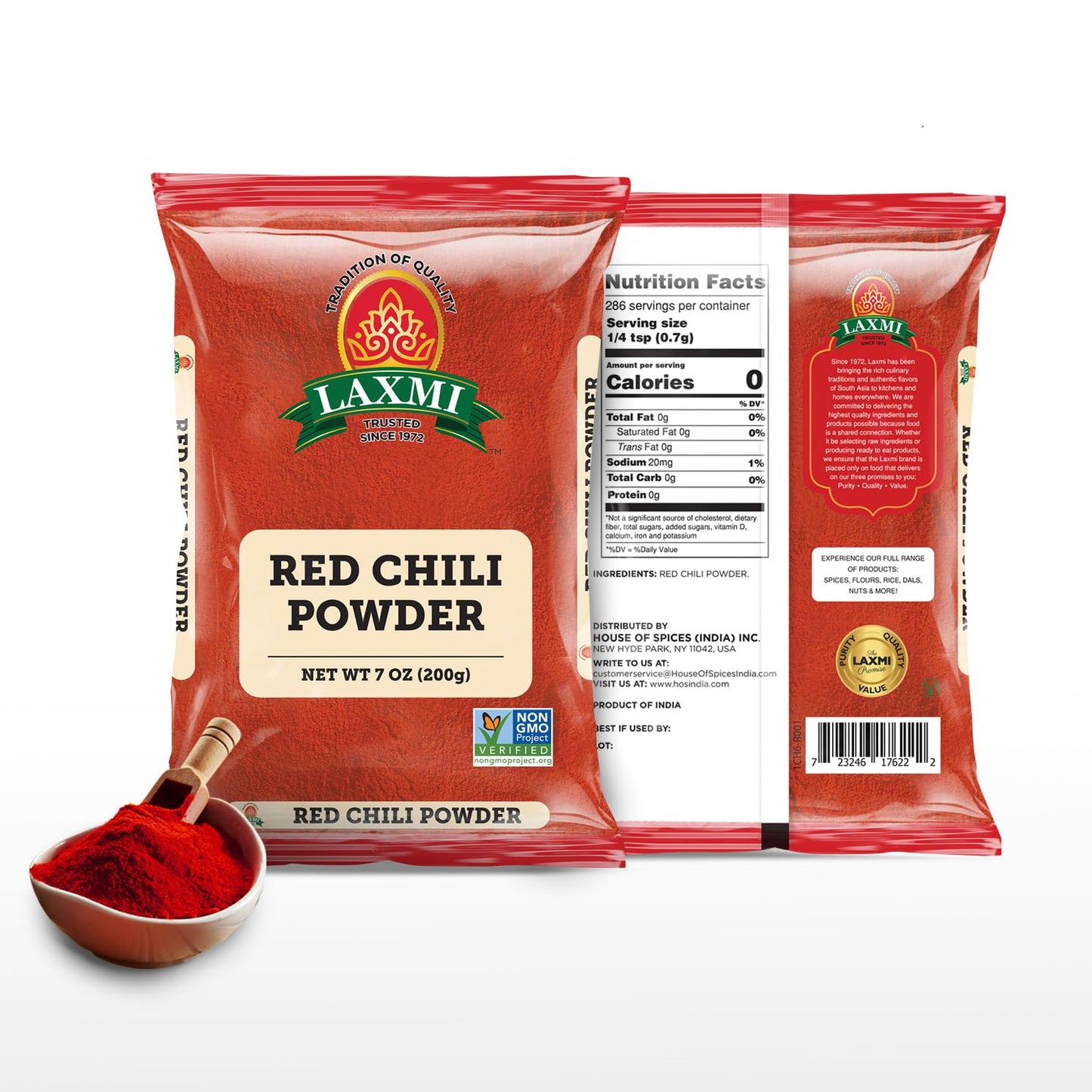 Laxmi Red Chilli Powder - 200GM