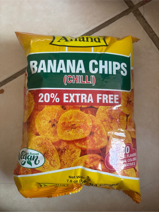 Anand Banana Chips Chilli - 340 g