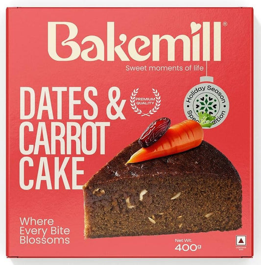 Bakemill Dates And Carrot Cake - 400 G