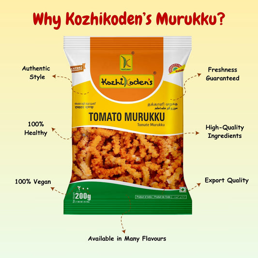 Kozhikodens Tomato Murukku - 400 G