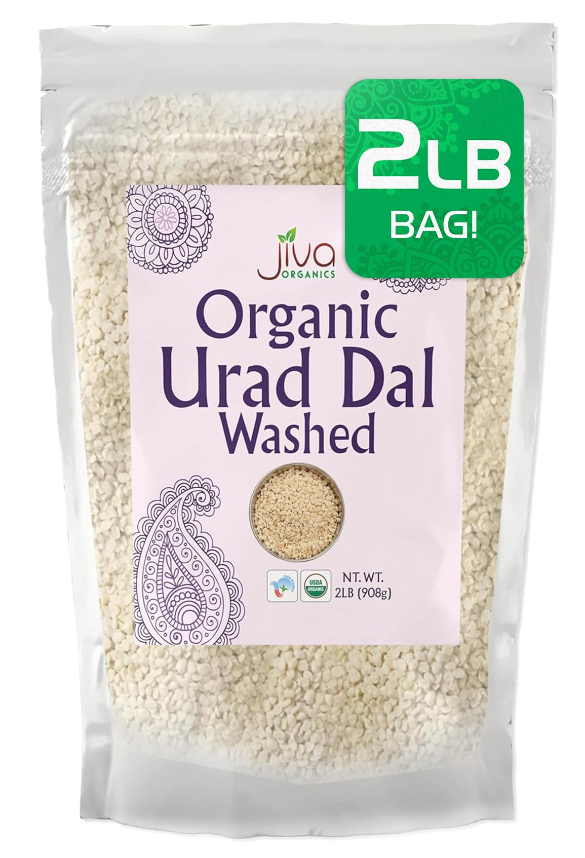 Jiva Org Urad Dal Split - 2LB