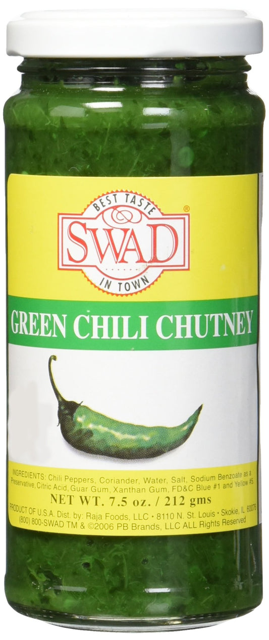 SWAD GREEN CHILLI CHUTNEY - 212GM