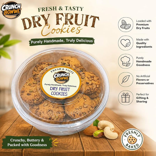 Pk Dry Fruit Cookies - 350 g