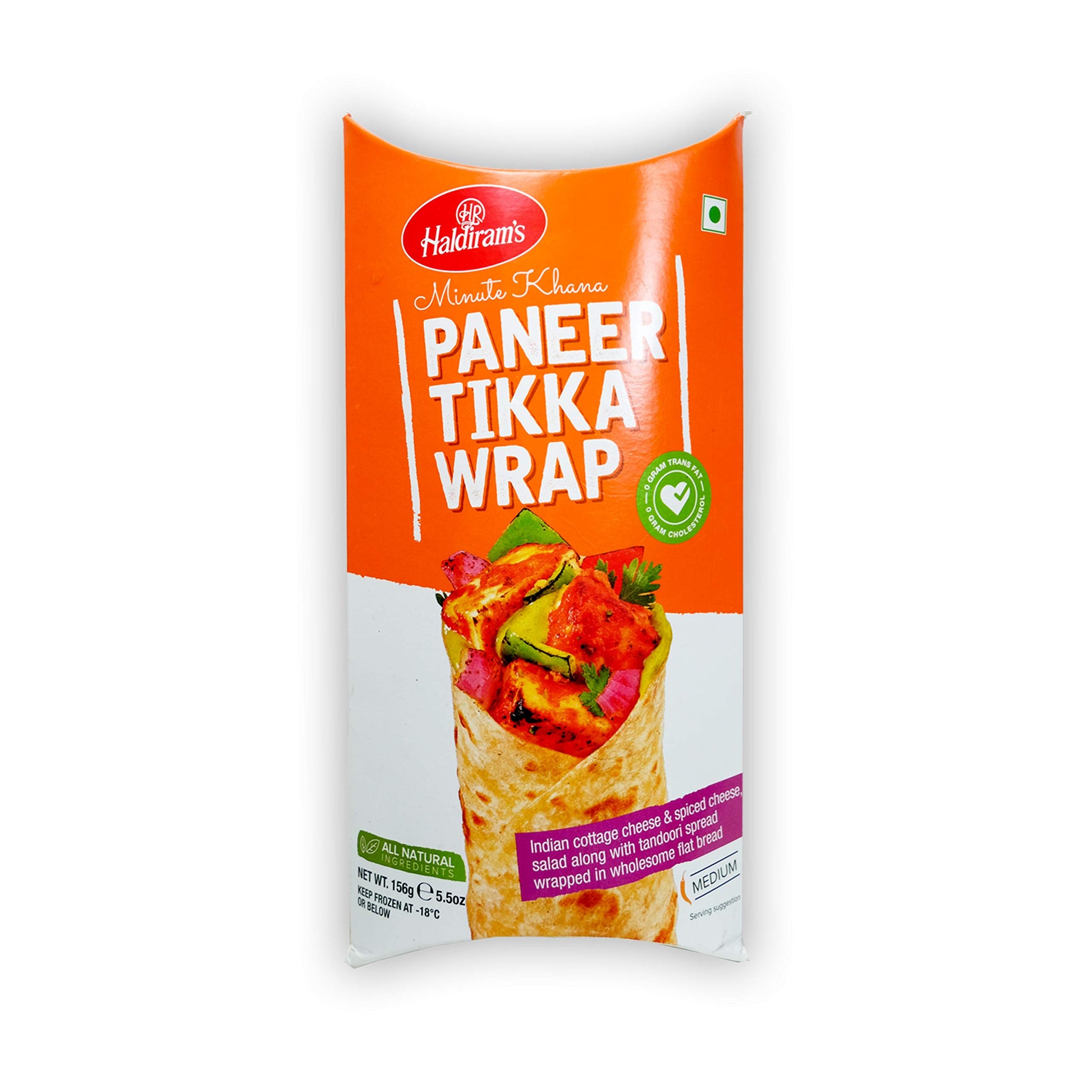 Haldirams Wraps Paneer Tikka - 156gm
