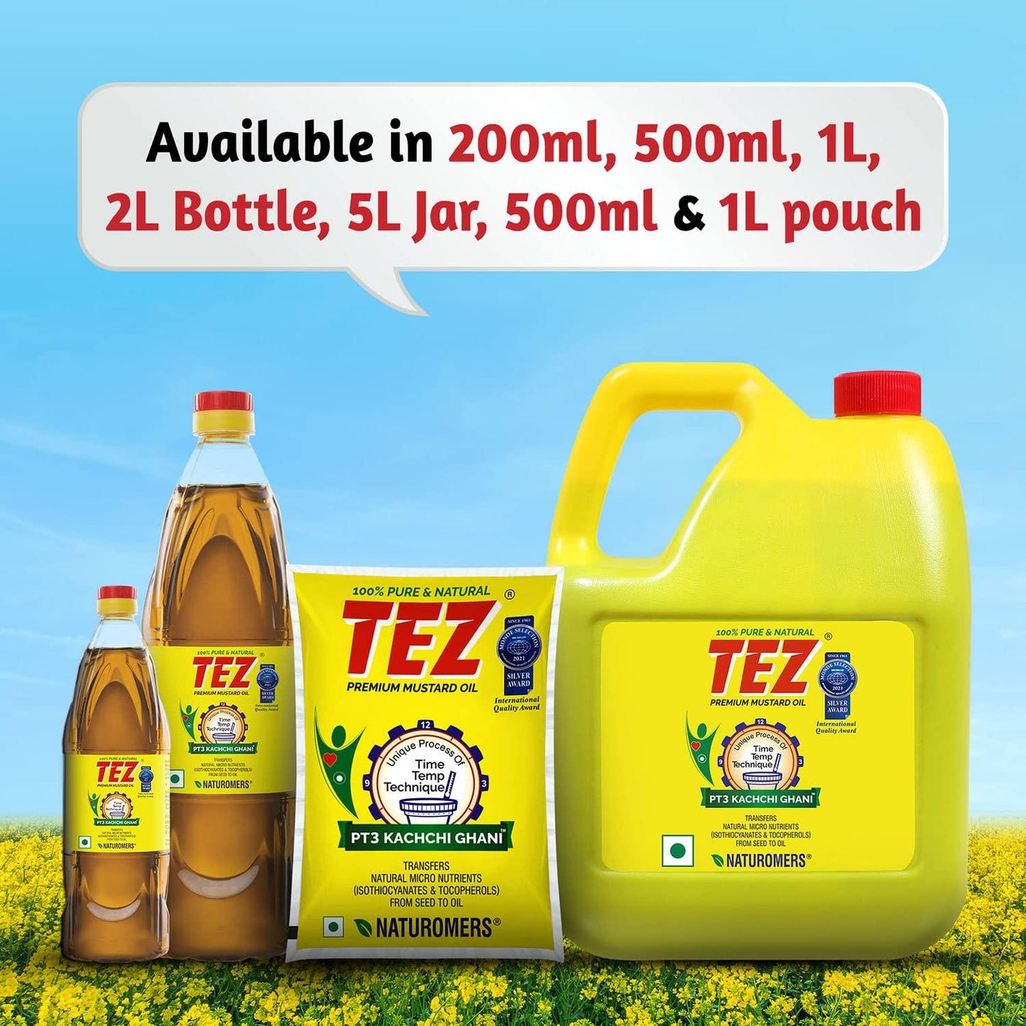 TEZ MUSTARD OIL - 5 lt