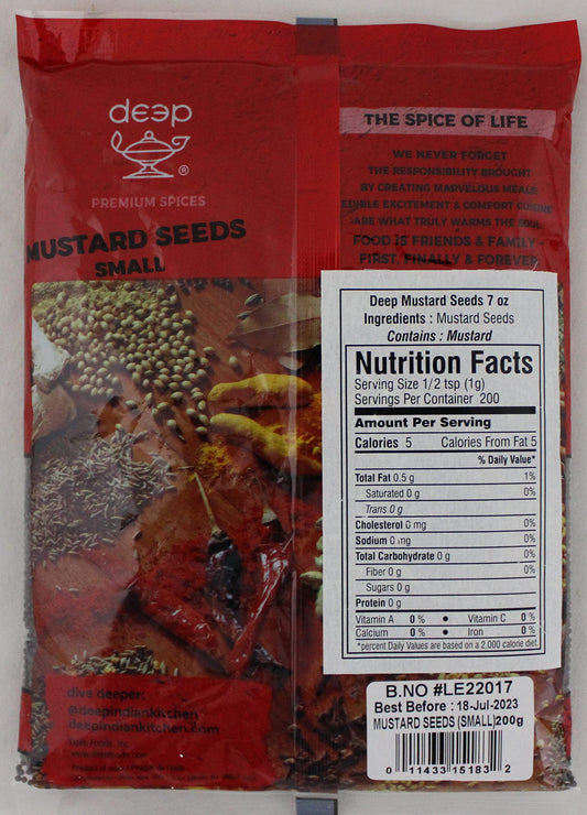 MUSTARD SEEDS SMALL - 200GM