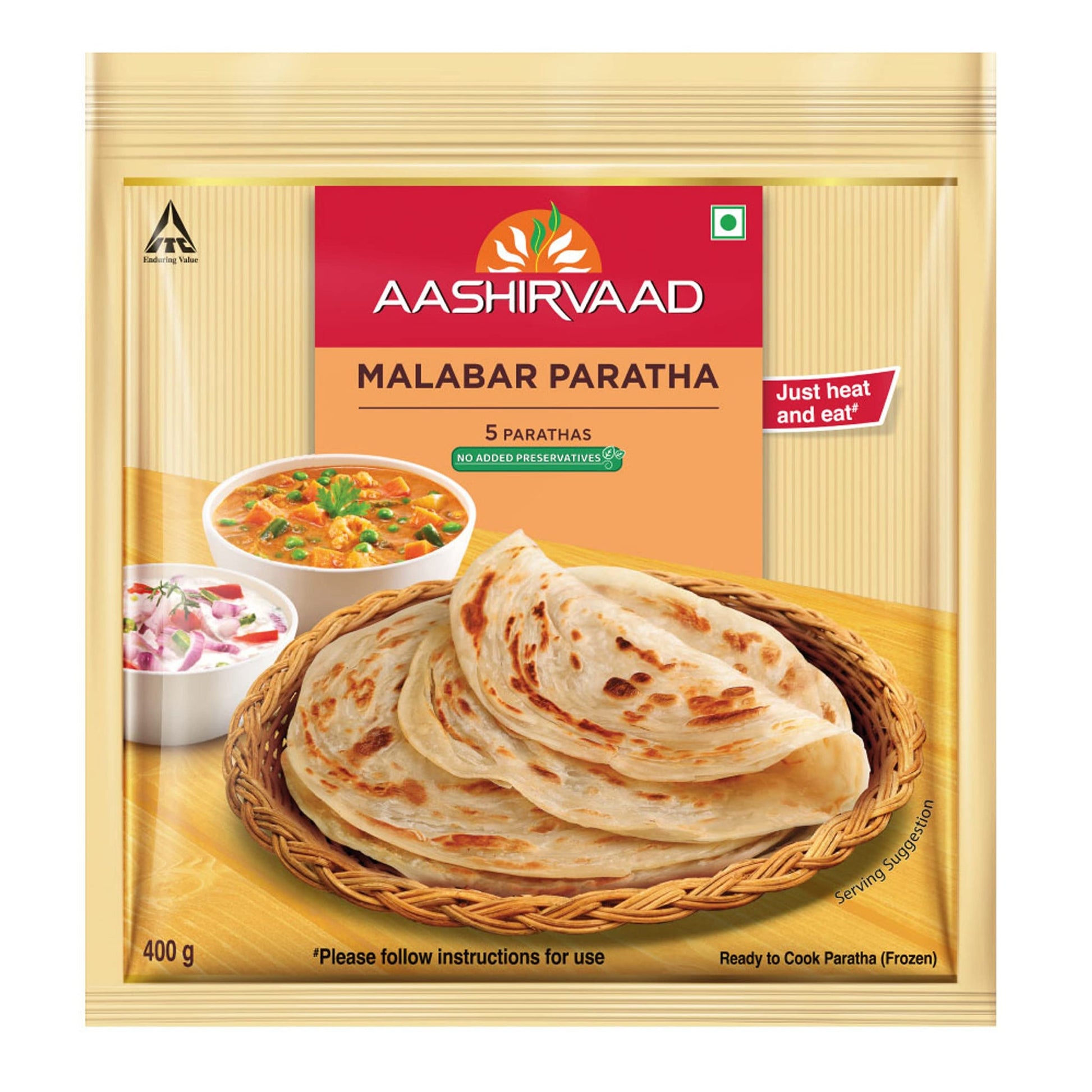 Aashirvaad Homestyle Paratha - 360g