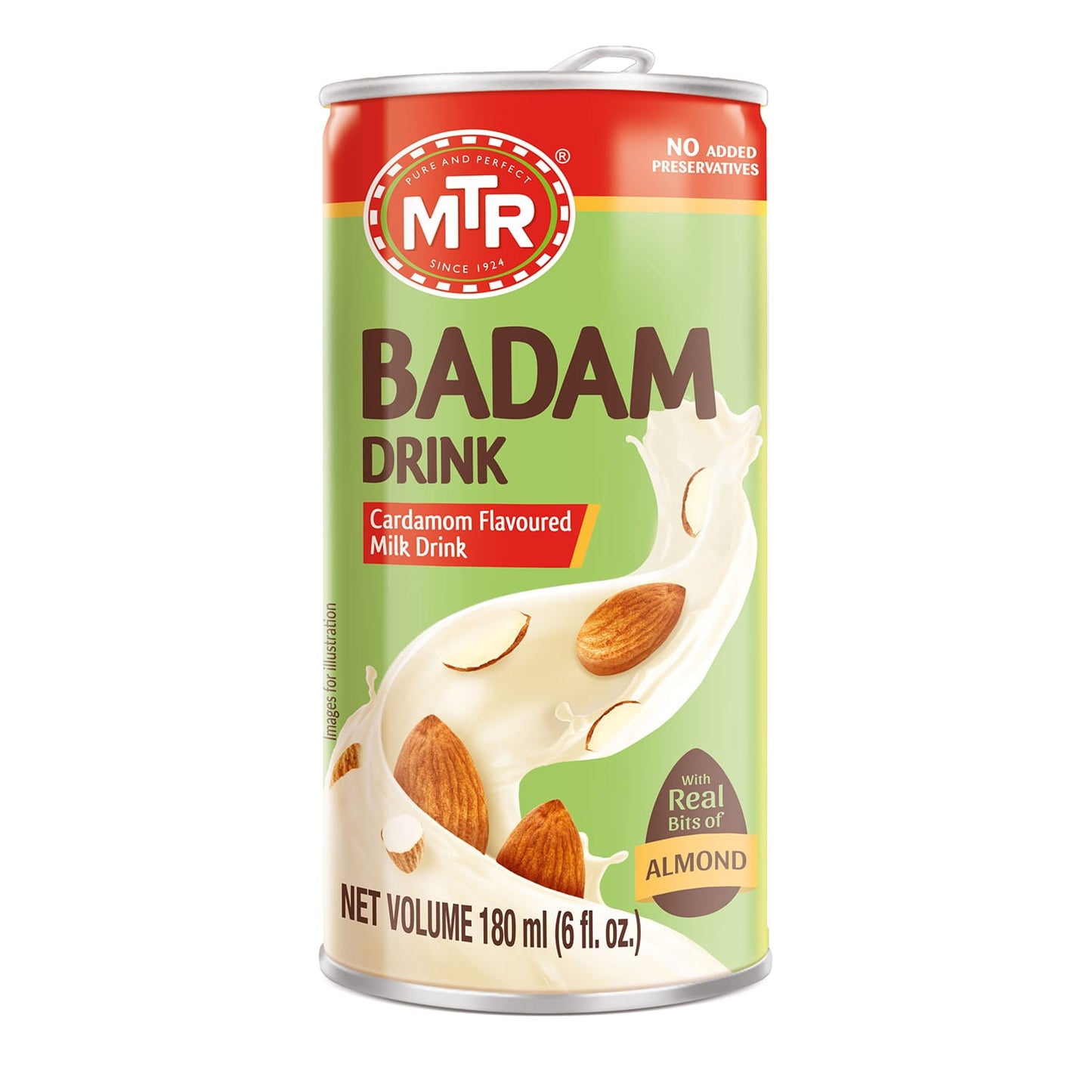 Mtr Badam Cardamom 6X180