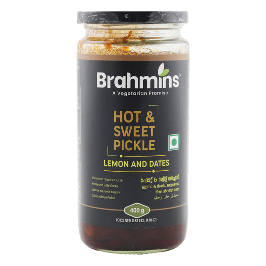 Brahmins Hot & Sweet Pickle - 400G