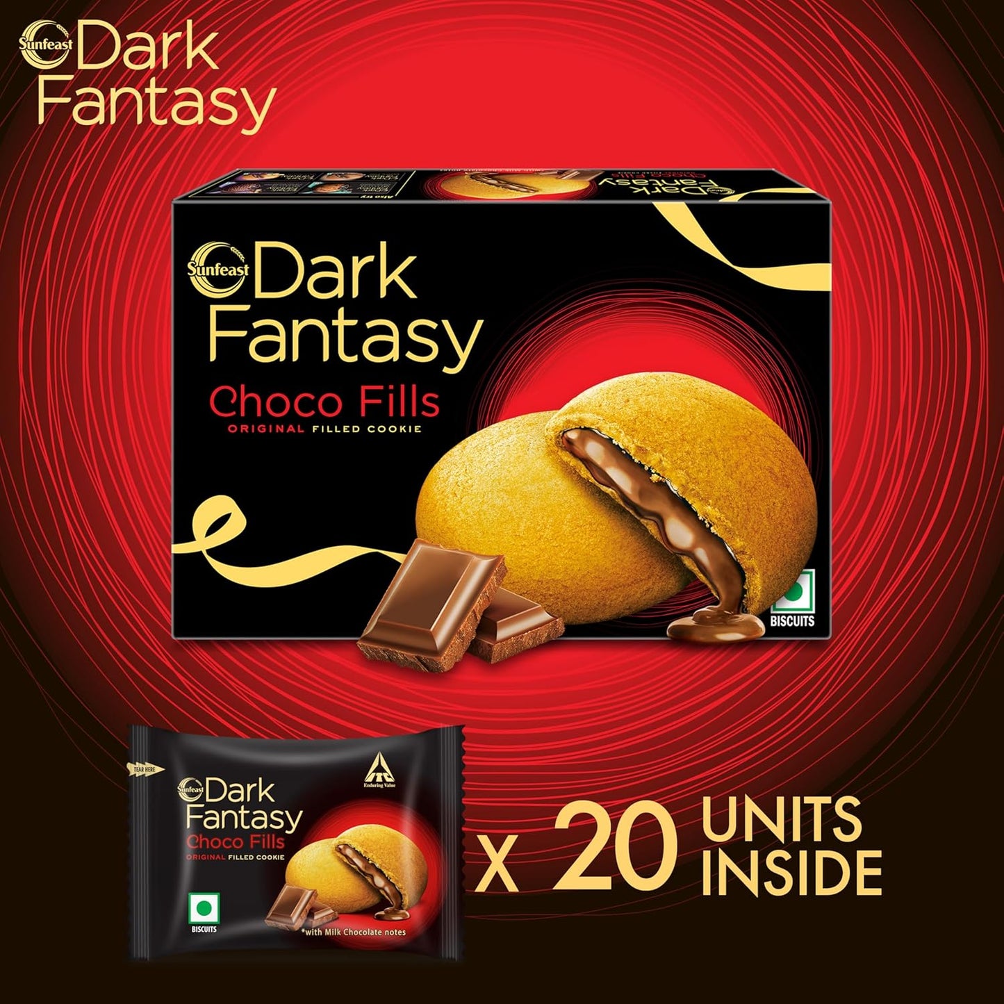 Sunfeast Dark Fantasy Coffee Fills S - 300g
