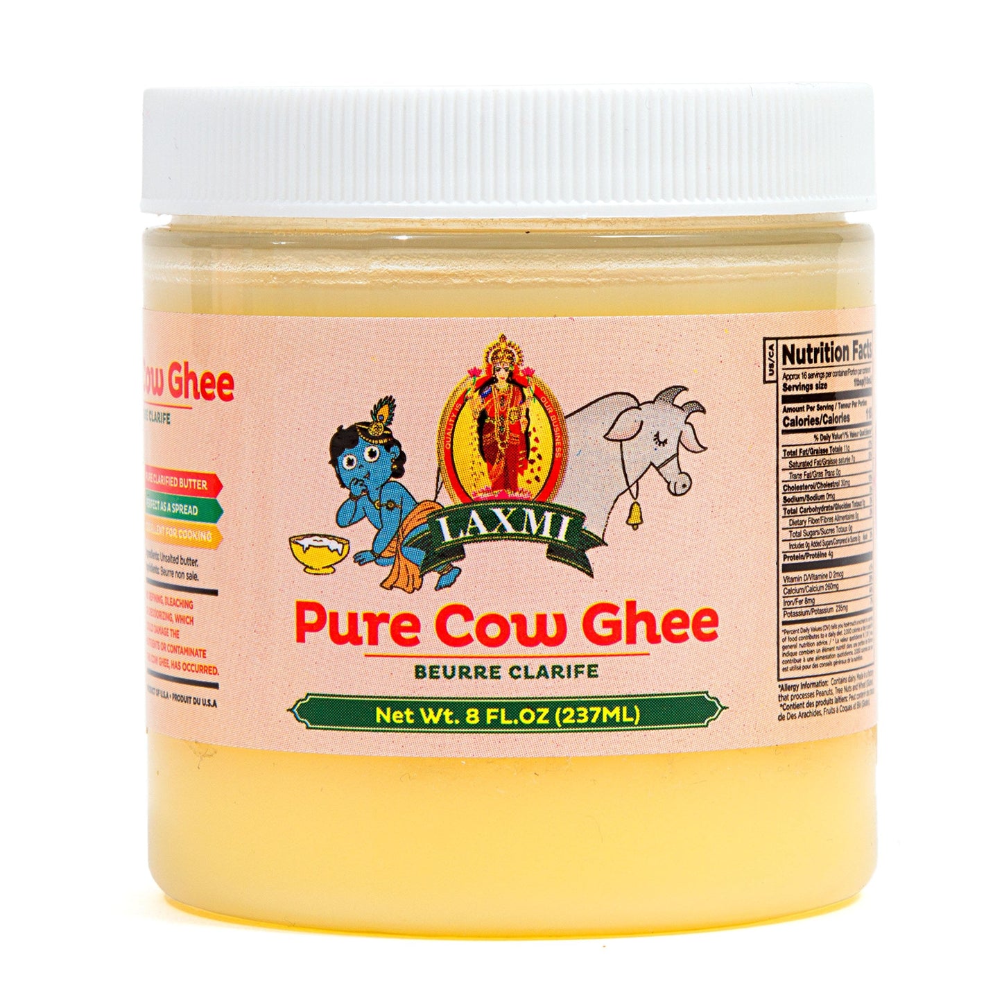 Laxmi Pure Cow Ghee - 8oz