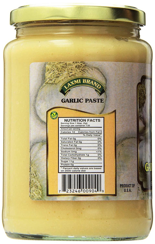 LAXMI GARLIC PASTE - 24oz