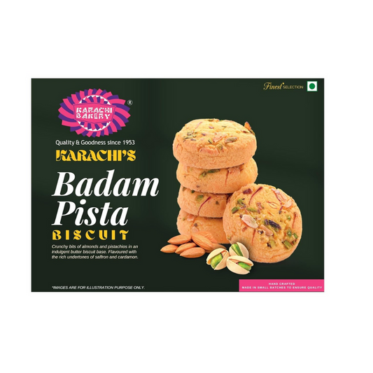 Karachi Bakery Pista Biscuits - 400GM