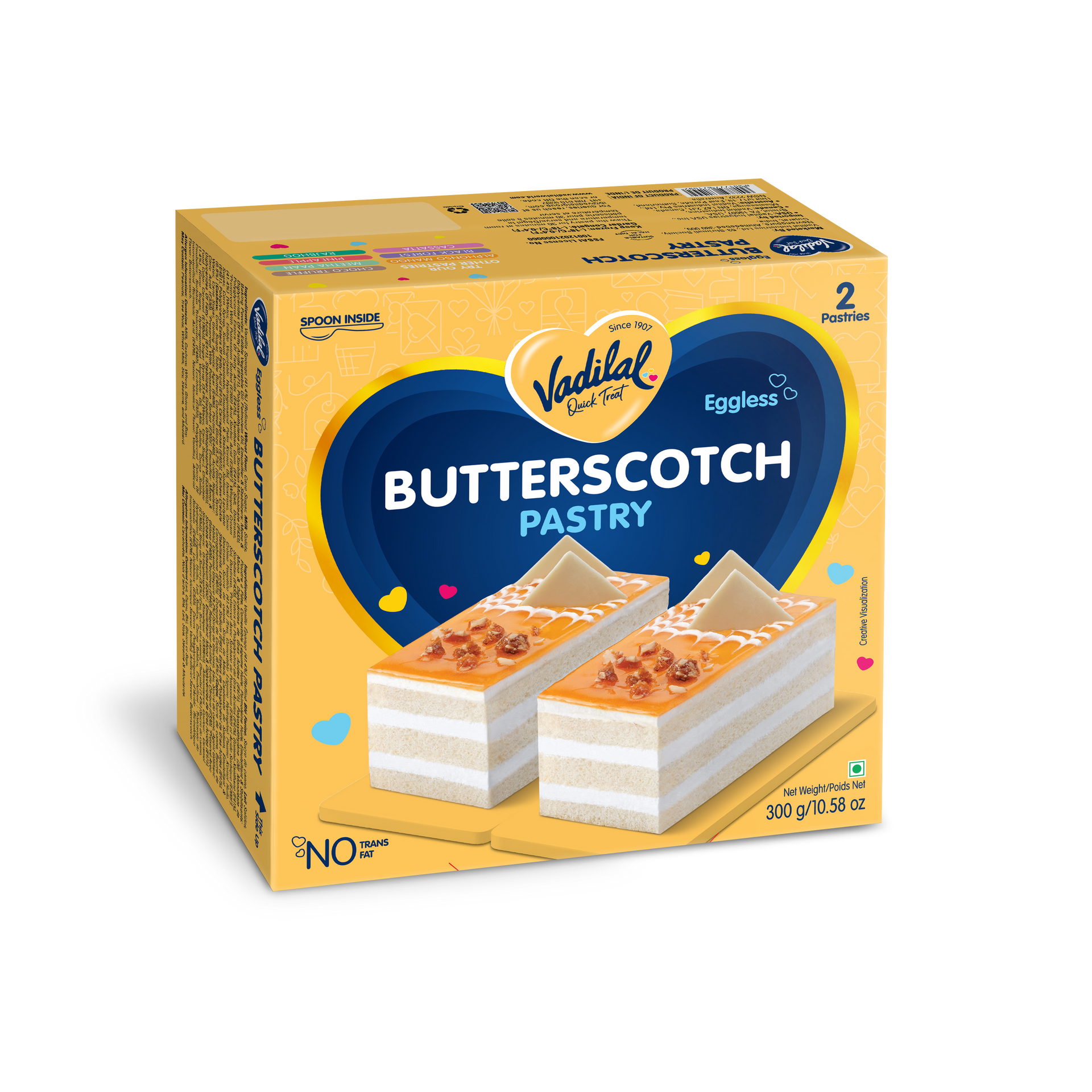 Vadilal Butterscotch - 2lit