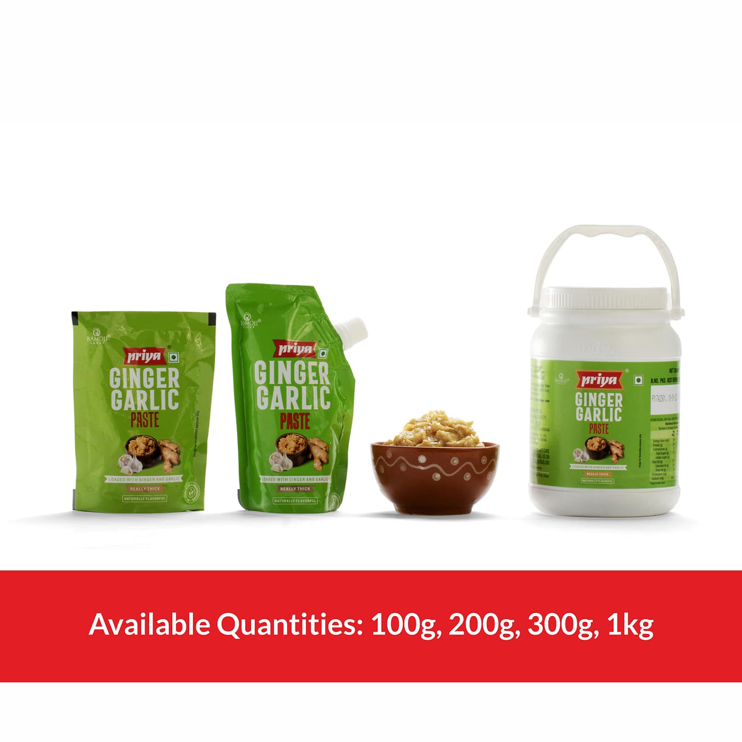 Priya Ginger Garlic Paste - 500G