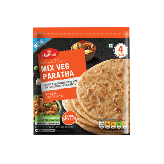 HALDIRAM'S MIX VEG PARATHA - 400GM