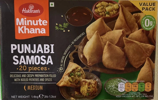 Haldiram Punjabi Samosa 20Pc - 3 LB